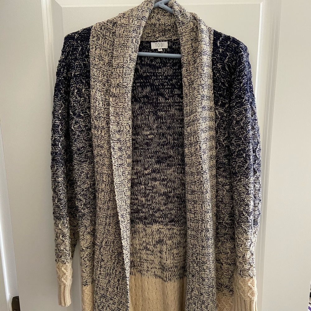 Topshop Ombré Cardigan